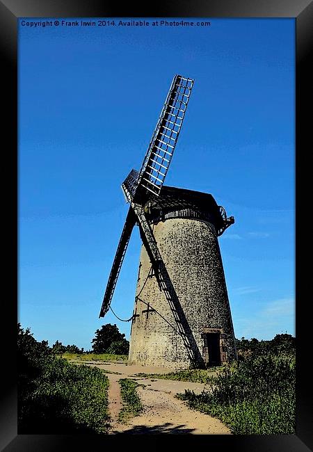  Bidston Windmill as an artwork Framed Print by Frank Irwin