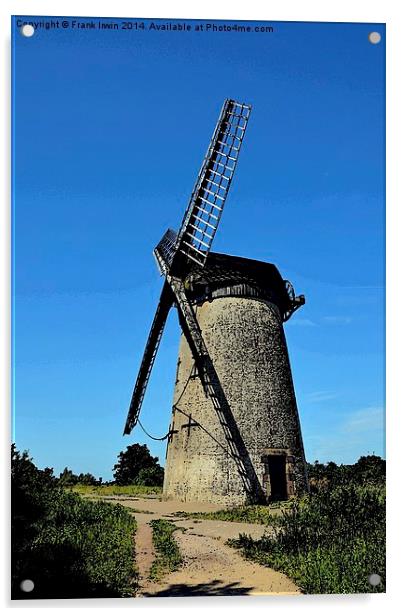  Bidston Windmill as an artwork Acrylic by Frank Irwin