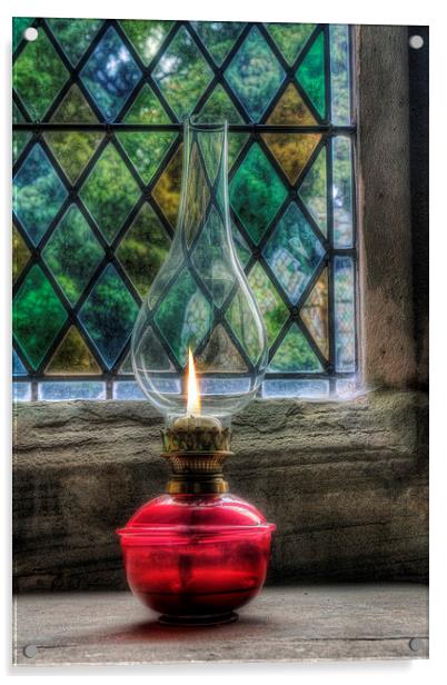  Eternal Flame Acrylic by Ian Mitchell
