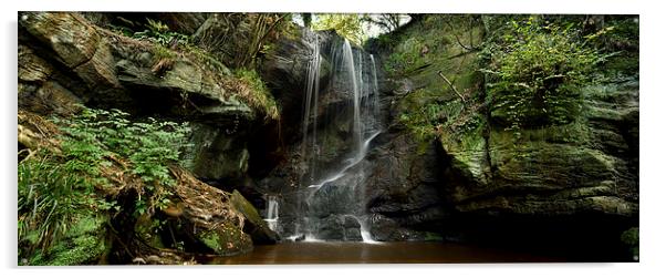  Routin Lynn, Northumberland Panoramic Acrylic by Dave Hudspeth Landscape Photography