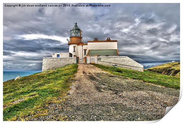  The Lighthouse Print by jim scotland fine art