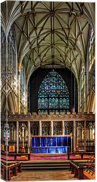 York Minster Quire Canvas Print by Tom Gomez