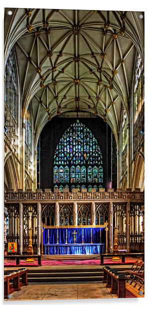 York Minster Quire Acrylic by Tom Gomez
