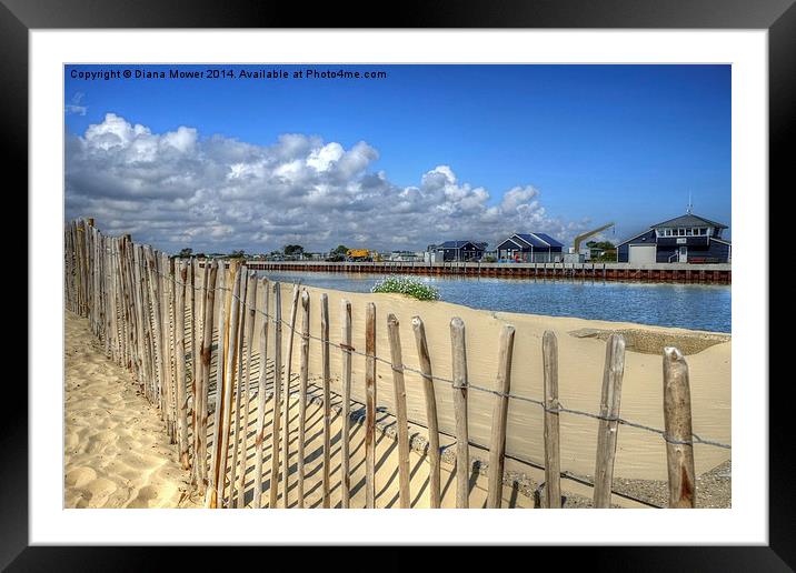 Southwold  Framed Mounted Print by Diana Mower