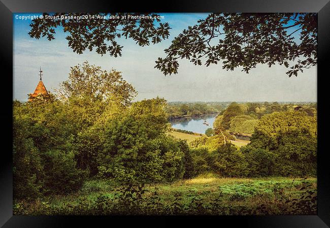  River Thames from Richmond Terrace Framed Print by Stuart Gennery