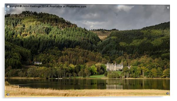 Autumnal Splendor in Scottish Highlands Acrylic by John Hastings