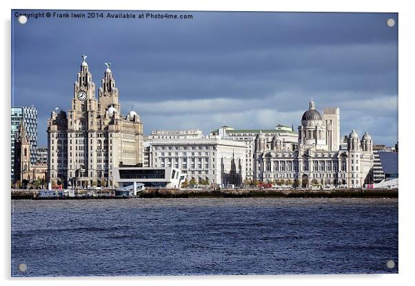 Liverpool’s ‘Three Graces’ artistically portrayed Acrylic by Frank Irwin
