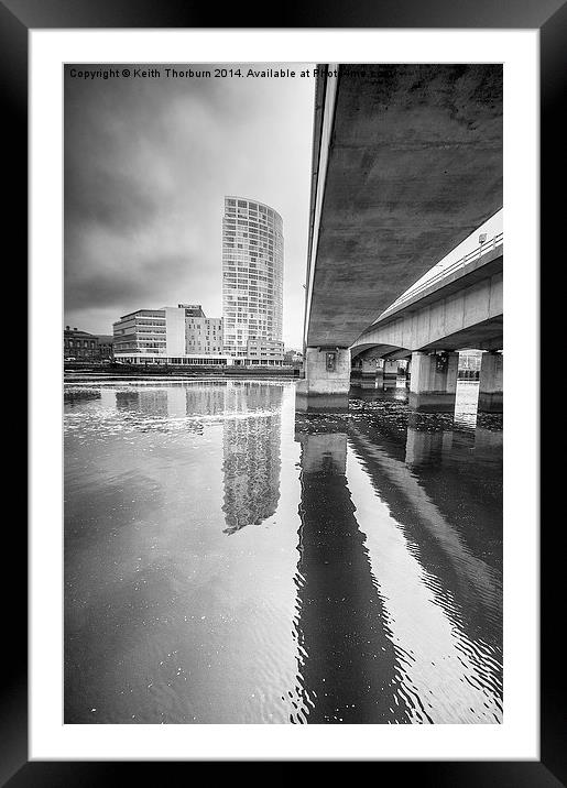 Docks of Belfast  Framed Mounted Print by Keith Thorburn EFIAP/b