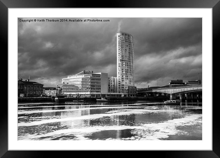 Donegall Quay Framed Mounted Print by Keith Thorburn EFIAP/b