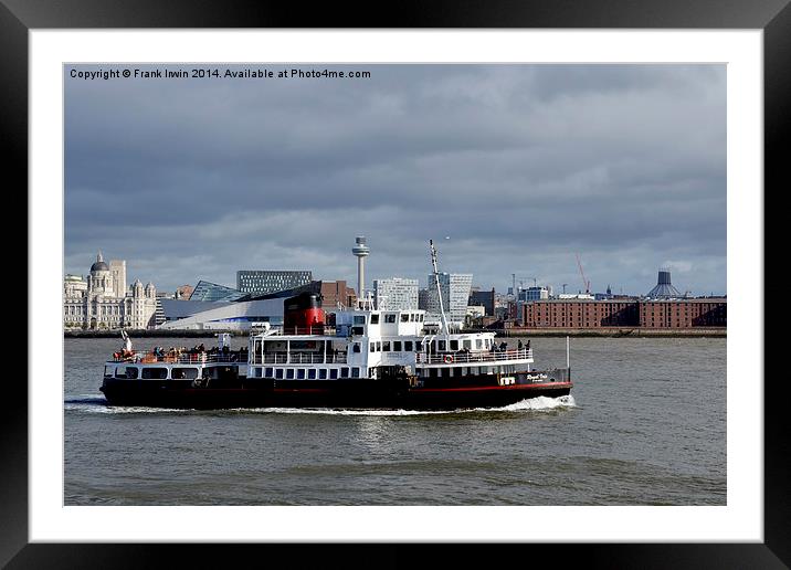  Mersey Ferryboat MV Royal Iris Framed Mounted Print by Frank Irwin
