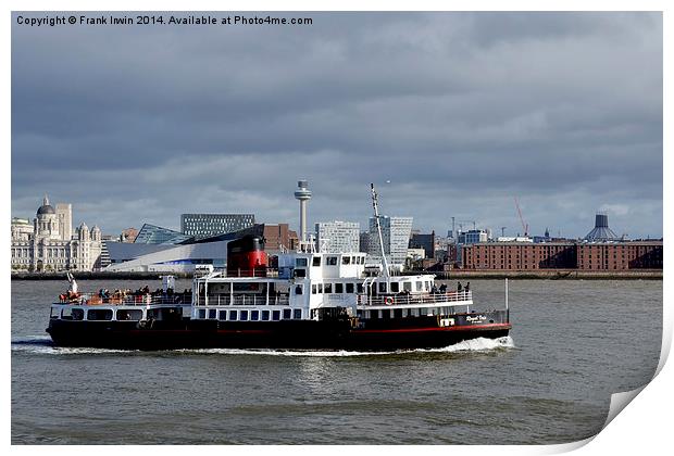  Mersey Ferryboat MV Royal Iris Print by Frank Irwin