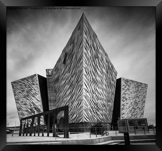 Titanic Tourist Centre Belfast Framed Print by Keith Thorburn EFIAP/b