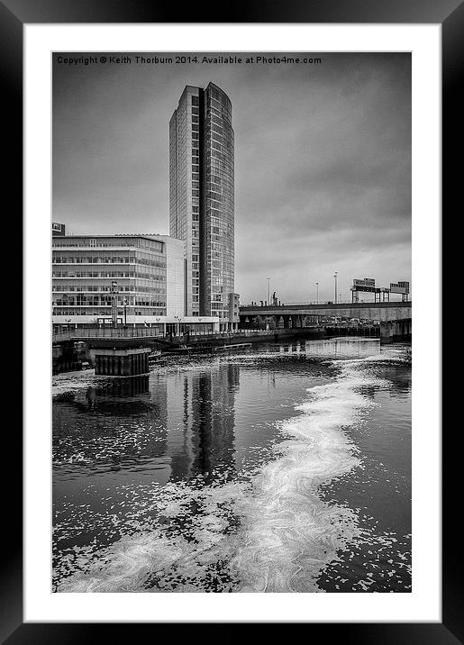 River Lagan Belfast Framed Mounted Print by Keith Thorburn EFIAP/b