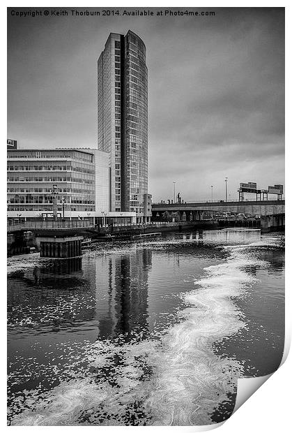 River Lagan Belfast Print by Keith Thorburn EFIAP/b