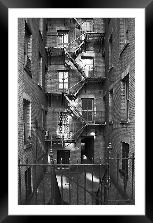 Tenement buildings I Framed Mounted Print by Tom Hall