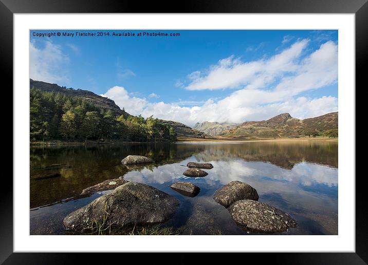  Blea Tarn, The Lake District Framed Mounted Print by Mary Fletcher