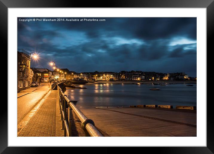  St Ives Dawn Framed Mounted Print by Phil Wareham