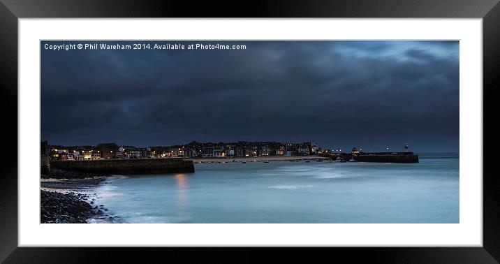  Dawn at St Ives Framed Mounted Print by Phil Wareham