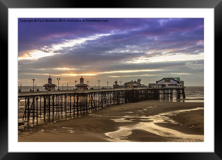 Blackpool North Pier Framed Mounted Print by Paul Madden