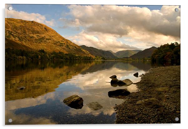 Ullswater Reflections  Acrylic by Jacqi Elmslie