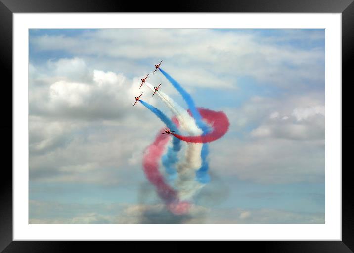 Red Arrows Framed Mounted Print by Jason Green