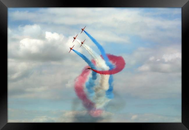Red Arrows Framed Print by Jason Green