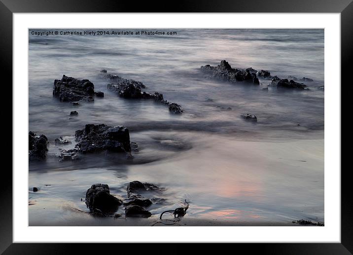  Rocky water Framed Mounted Print by Catherine Kiely