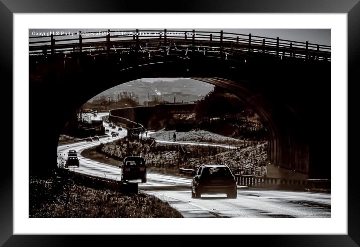  The Long and Winding Road Framed Mounted Print by Philip Hodges aFIAP ,