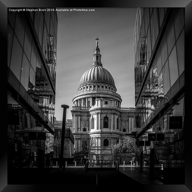  St Pauls Cathedral Framed Print by Stephen Birch