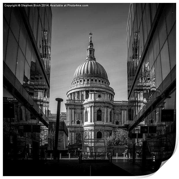  St Pauls Cathedral Print by Stephen Birch