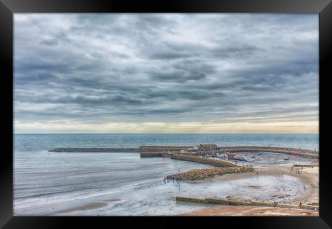  The Cobb at Lyme Regis Framed Print by Mark Godden