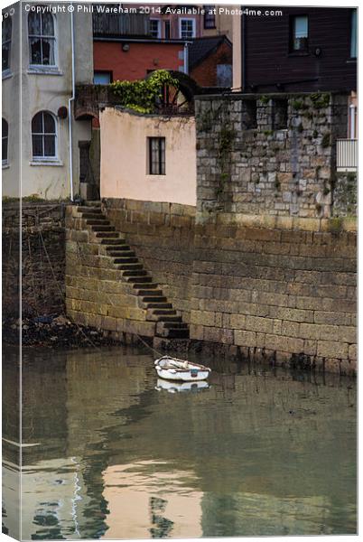 Falmouth Steps Canvas Print by Phil Wareham