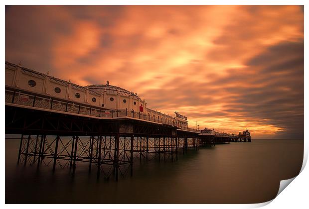  Brighton Marine Palace and Pier Print by Dean Messenger