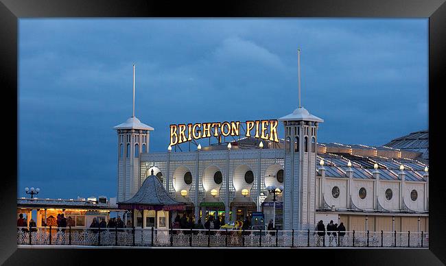  Brighton Marine Palace and Pier Framed Print by Dean Messenger