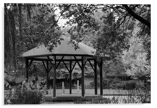  Traditional Park Band Stand Acrylic by Andrew Heaps
