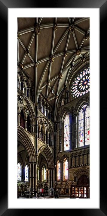 South Transept Framed Mounted Print by Tom Gomez
