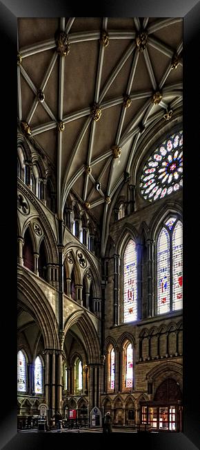 South Transept Framed Print by Tom Gomez