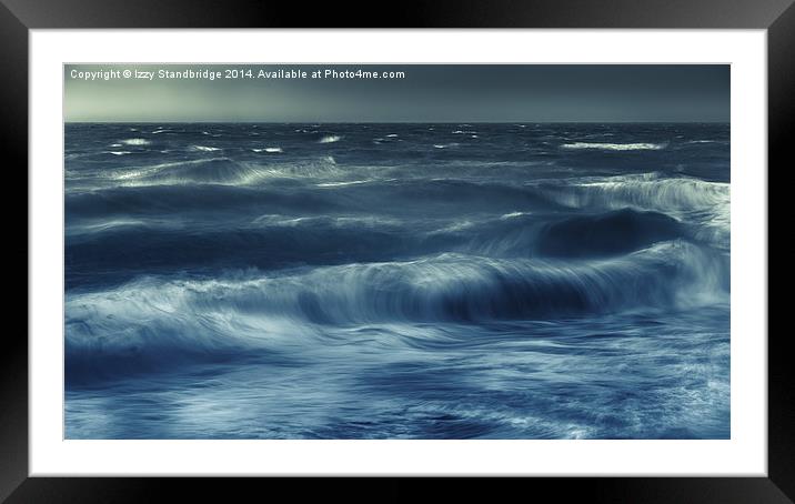  Rolling waves Framed Mounted Print by Izzy Standbridge