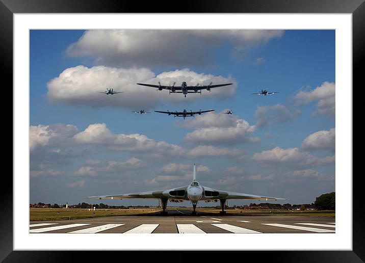  Vulcan and the BBMF Framed Mounted Print by Oxon Images