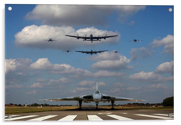  Vulcan and the BBMF Acrylic by Oxon Images