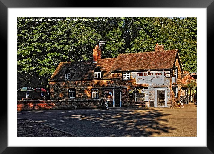  The Boat Inn Framed Mounted Print by Paul Williams