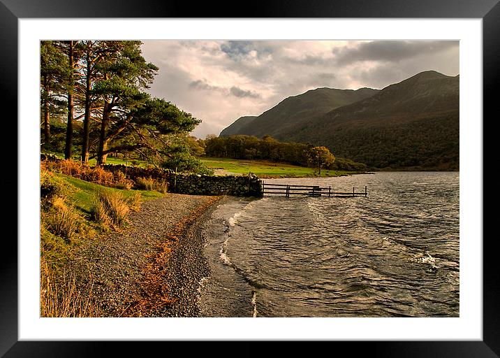  Storm Over Crummock Water Framed Mounted Print by Jacqi Elmslie