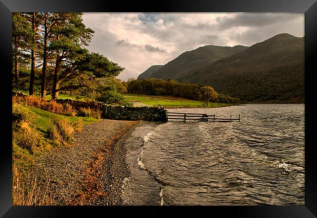  Storm Over Crummock Water Framed Print by Jacqi Elmslie