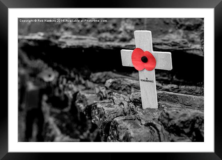 In Remembrance Framed Mounted Print by Rob Hawkins
