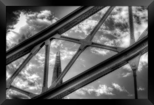 Tower Bridge and the Shard Framed Print by David Pyatt