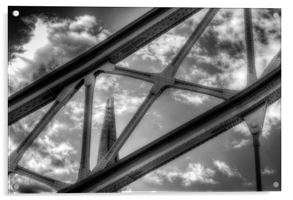Tower Bridge and the Shard Acrylic by David Pyatt