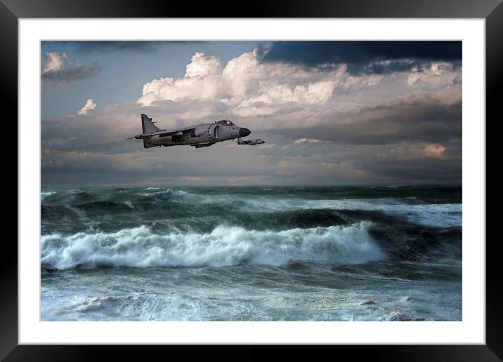Sea Harriers  Framed Mounted Print by J Biggadike
