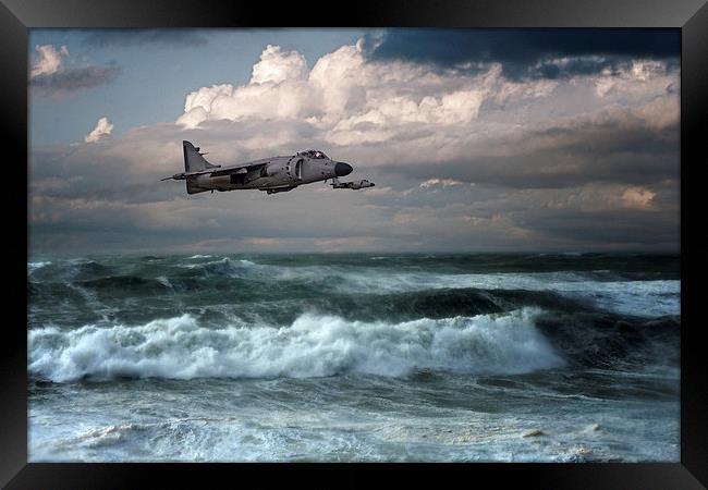 Sea Harriers  Framed Print by J Biggadike