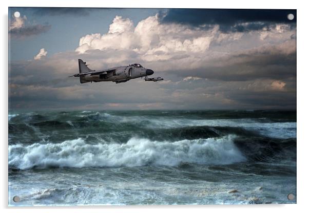 Sea Harriers  Acrylic by J Biggadike