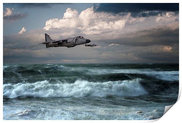 Sea Harriers  Print by J Biggadike